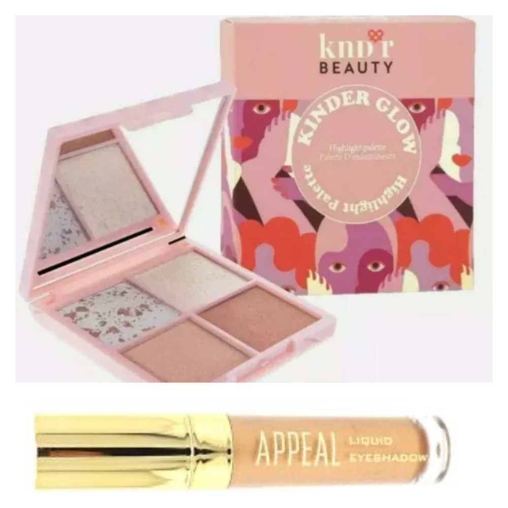 Makeup bungle liquid eyeshadow & highlight pallete